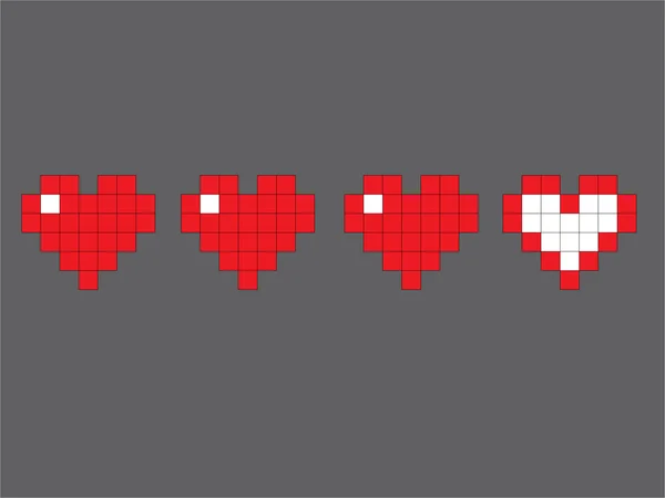 Corazón del juego — Vector de stock