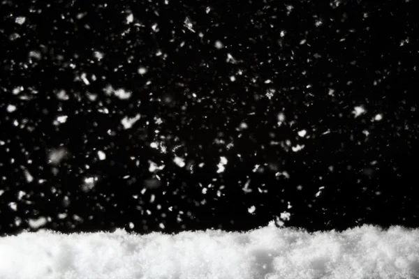 背景には、最小限の雪 — ストック写真
