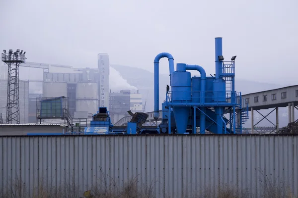 Tubi industriali per la pulizia dell'acqua — Foto Stock