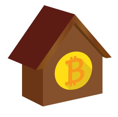 Bu ev simgesini Bitcoin ile