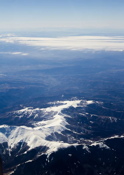 FEU AÉRIEN D'UN MONTAGNE — Photo