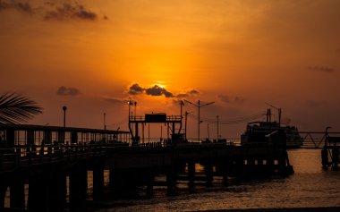 Koh Samui, Tayland feribot liman