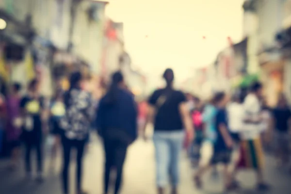 Festival olay bulanık insanlar arka plan ile 