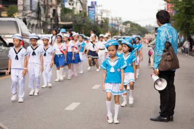Phuket, Tayland - 26 Ağustos: Augus süslü çuval, geçit