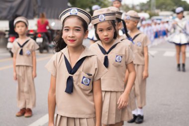 Phuket, Tayland - 26 Ağustos: Augus süslü çuval, geçit
