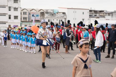 Phuket, Tayland - 26 Ağustos: Augus süslü çuval, geçit