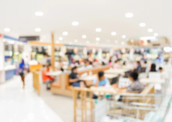 Blurred people in food court — Stock Photo, Image