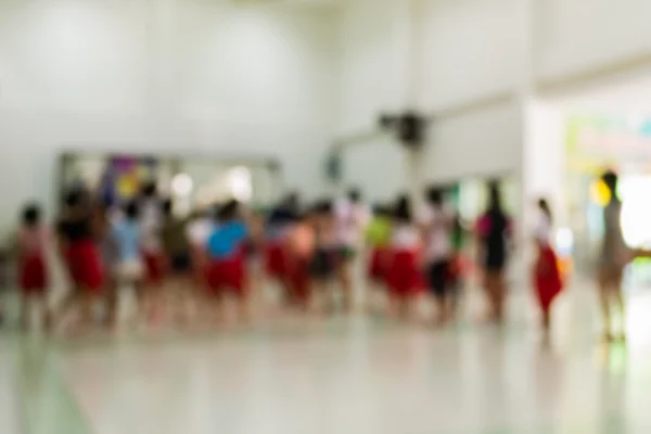 Rozmazané děti v taneční třídě — Stock fotografie
