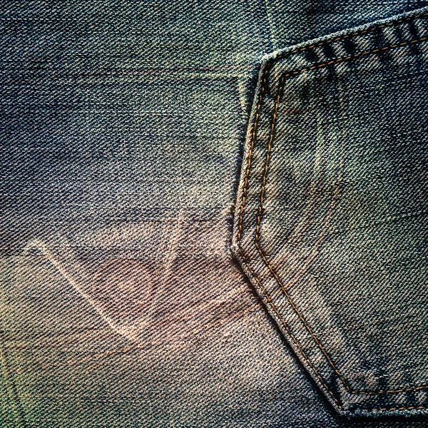 Текстура коллажных джинсов — стоковое фото