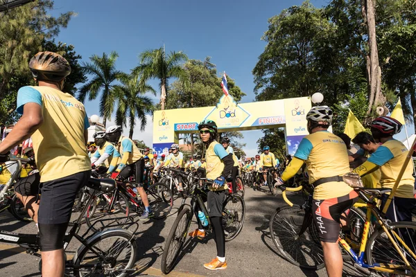 PHUKET THAILAND-DIC 11: Evento en Tailandia "Bike for dad". Muchos — Foto de Stock