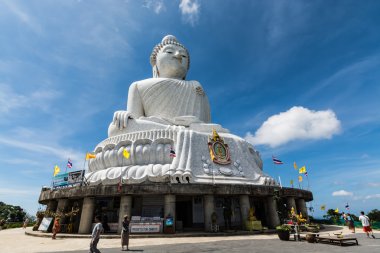Phuket, Tayland - 4 Aralık: Big Buddha Mermer heykel