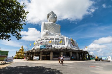 Phuket, Tayland - 4 Aralık: Big Buddha Mermer heykel