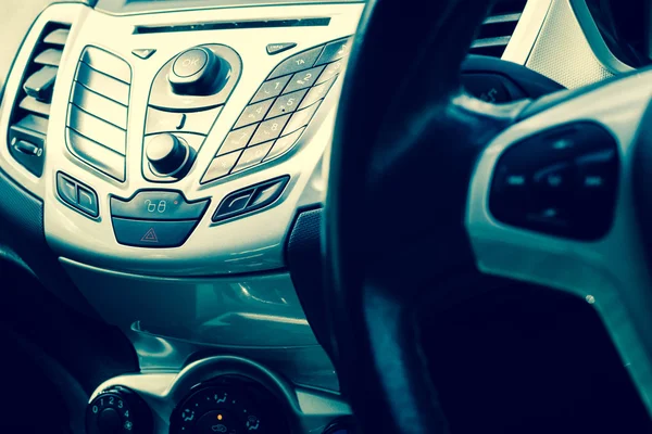 Modern car interior — Stock Photo, Image