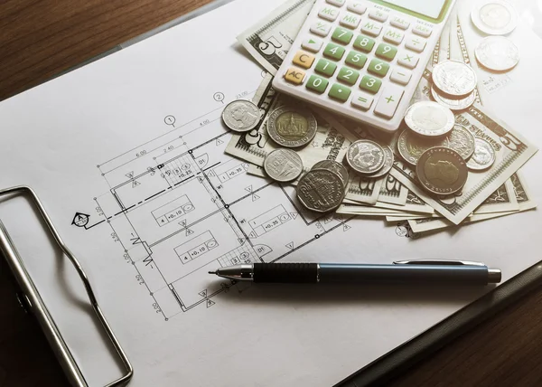 Investment for construction with limit budget — Stock Photo, Image