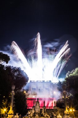 Roma'da havai fişek