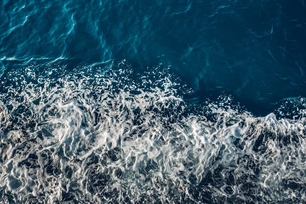 Colore Brillante Dell Acqua Mare Consistenza Dell Acqua Sfondo Naturale — Foto Stock