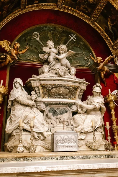 Внутрішня Частина Древнього Собору Святого Домніуса Секції Палацу Діоклетіана Спліті — стокове фото