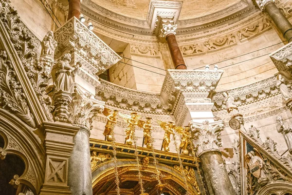 Innenraum Der Antiken Kathedrale Des Heiligen Domnius Diokletianspalast Split Kroatien — Stockfoto