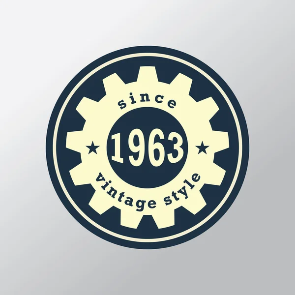 Vintage Retro Label. Vector design. — Stock Vector