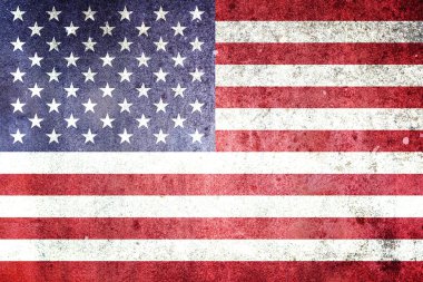 Amerika Birleşik Devletleri bayrağı. grungy etkisi.