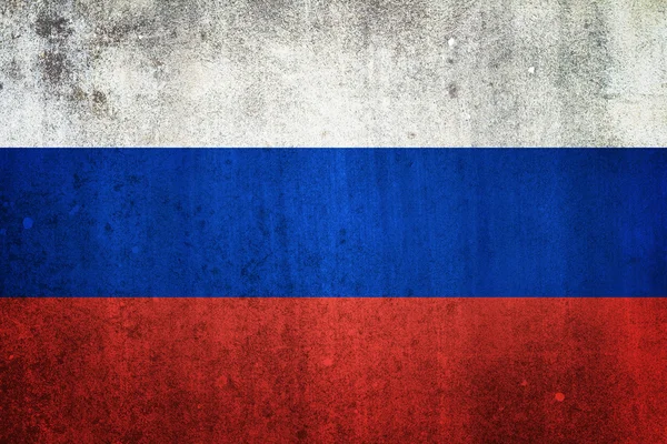 Bendera Nasional Rusia. Efek Grungy . — Stok Foto