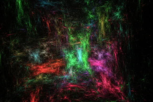 Abstracte wazige fractal textuur die eruit als kleurrijke schilderij ziet. — Stockfoto