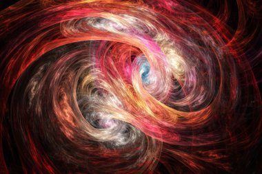 Abstract geometric fractal texture that forms energy burst clipart