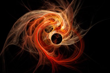 Fraktal doku soyut. Ateşli patlama benzeyen konu.