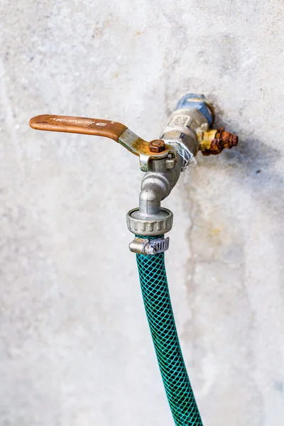 Water tap on the wall — Stock Photo, Image