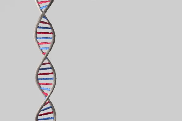 dna yapısının modeli. 3D render resim.