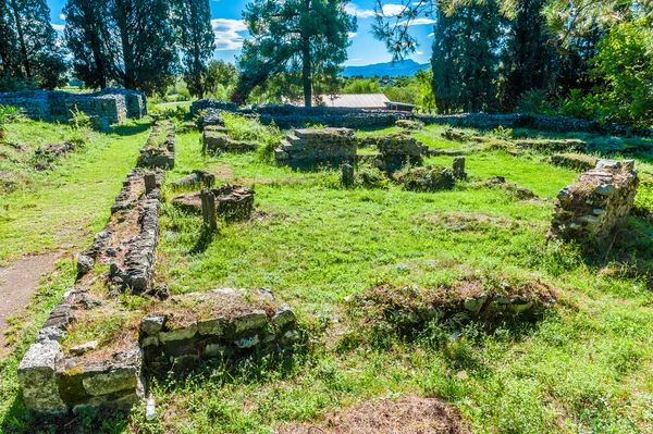 Remains of Roman villa rustica that dates from the early fourth century in Bosnia and Herzegovina — Stock Photo, Image