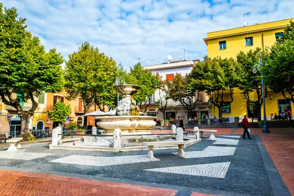 Streets and every day life of small italian city near Rome in Grottaferrata, Italy — Stock Photo, Image