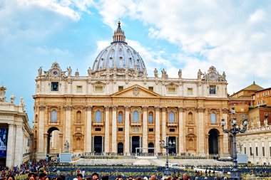 Cephe Bazilikası St Peter Roma, İtalya