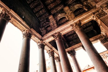 Architecture of the Pantheon in Rome
