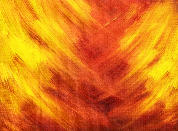 Jasny malarstwa abstrakcyjnego, który wygląda jak płomienie malowane farbami akrylowym — Zdjęcie stockowe