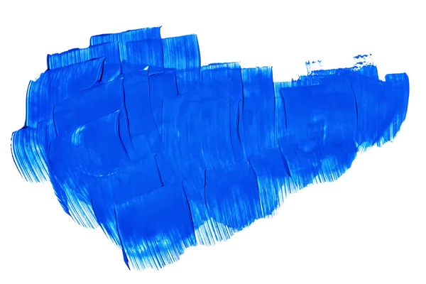 Acrylic paints background in blue tones. Abstract shapes and textures. — Stock Photo, Image