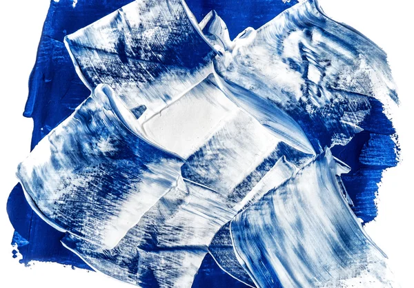 Акрилові фарби фону в синіх тонах. Абстрактні плями і брили — стокове фото