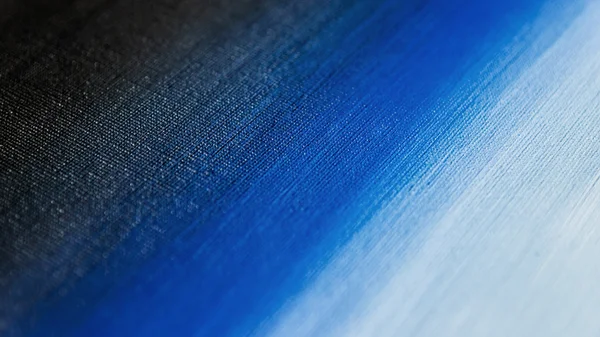 Gradiente preto a azul. Pintura acrílica abstrata . — Fotografia de Stock