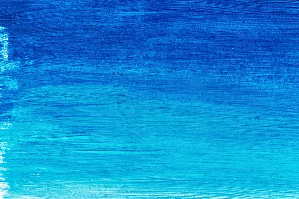 Pinceladas acrílicas azuis, formas e gradientes — Fotografia de Stock
