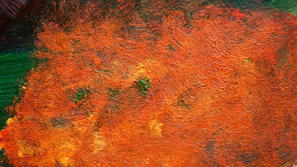 Detail from acrylic paintings in earthy tones and fall colors — Stock Photo, Image