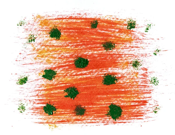 Акрилові ручні червоні абстрактні плями від бризок — стокове фото