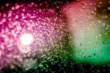 Renkli arka plan ile ufuk ışık ve dışında fo