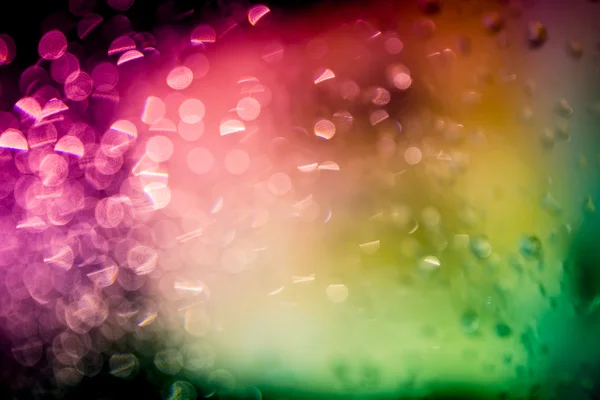Colorful abstract background with defocused lights and out of fo — Stock Photo, Image