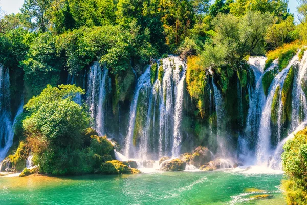 Kravice waterfall on the Trebizat River in Bosnia and Herzegovina — Stock Photo, Image
