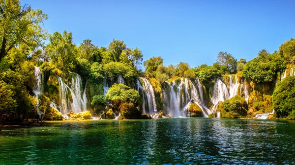 Kravice waterfall on the Trebizat River in Bosnia and Herzegovina — Stock Photo, Image
