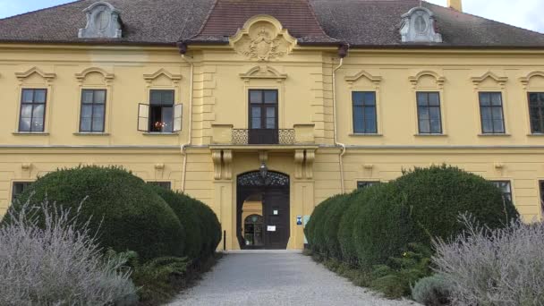 Impressions Former Imperial Residence Franz Josef Eckartsau Town Austria — Stock Video