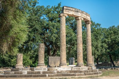 Filipinler, Yunanistan 'daki UNESCO dünya mirası Olympia Arkeoloji Alanında