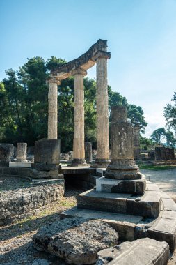 Filipinler, Yunanistan 'daki UNESCO dünya mirası Olympia Arkeoloji Alanında