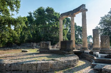 Filipinler, Yunanistan 'daki UNESCO dünya mirası Olympia Arkeoloji Alanında