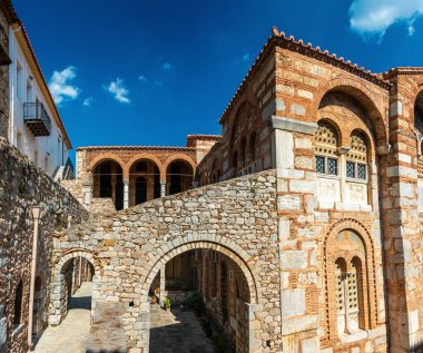 Hosios Loukas (Greek:  ) is a historic walled monastery situated near the town of Distomo, in Boeotia, Greece.